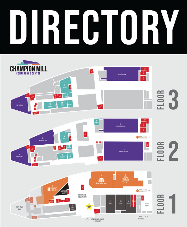 Facility Maps - Conference Center Map - Traffic Maps